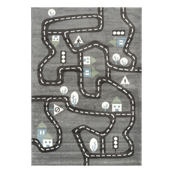 Beauty Home Χαλί Yolo Art 9579 133x190 Γκρι