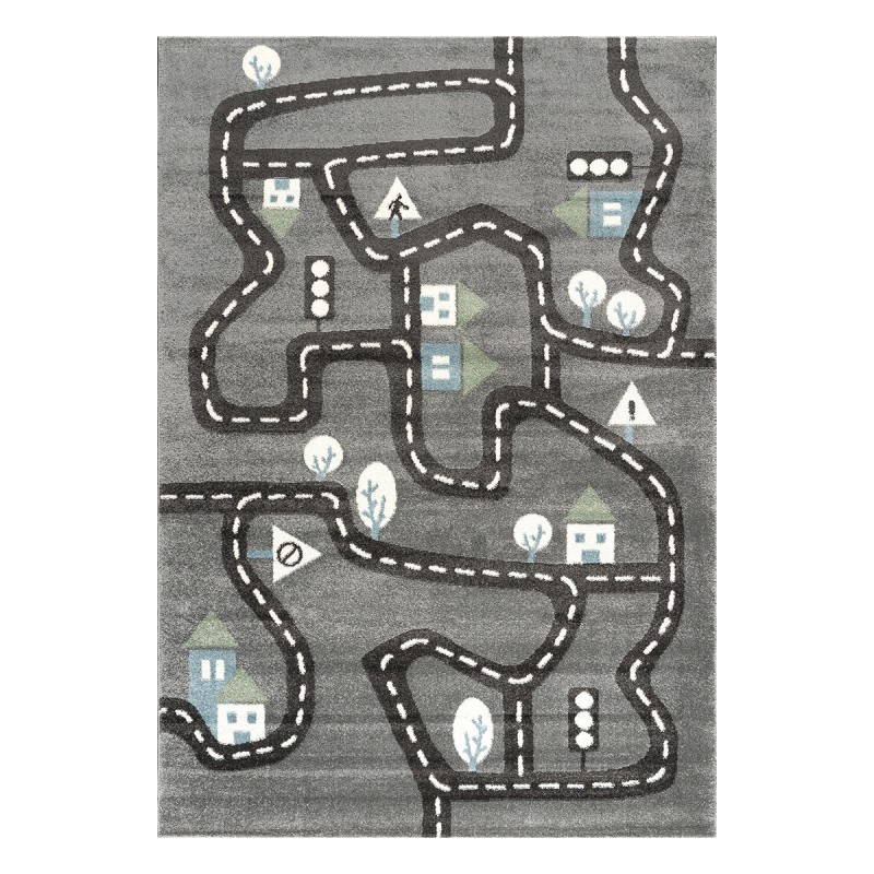 Beauty Home Χαλί Yolo Art 9579 133x190 Γκρι