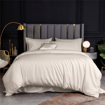 Beauty Home Σετ σεντόνια υπέρδιπλα με λάστιχο Bamboo 300tc Art 12052 Miss Beauty 170x200+35 Μπεζ