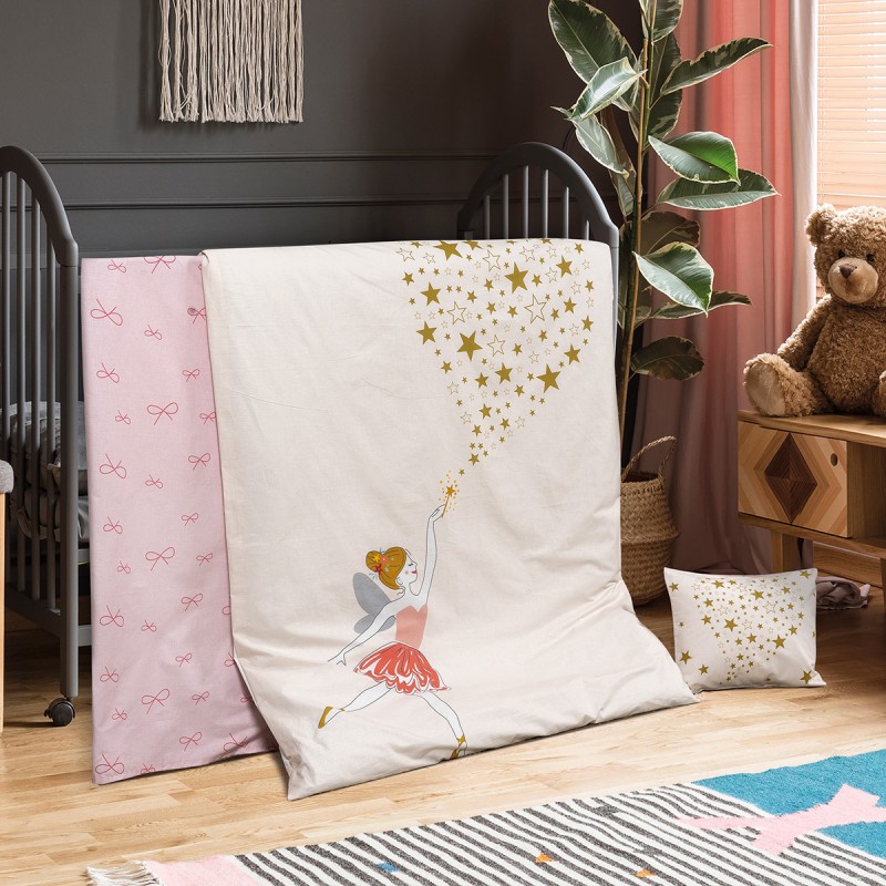 Beauty Home Σετ σεντόνια βρεφικά Tiana Art 5190 120x160 Εμπριμέ