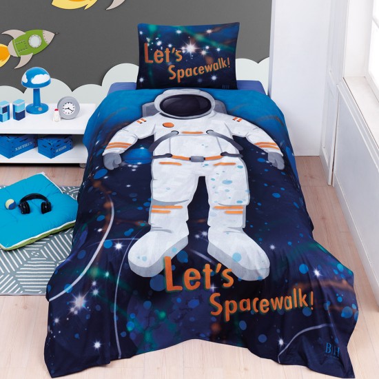 Beauty Home Σετ σεντόνια μονά Spacewalk Art 6227 170x240 Εμπριμέ Beauty Home Σετ σεντόνια μονά Spacewalk Art 6227 170x240 Εμπριμέ