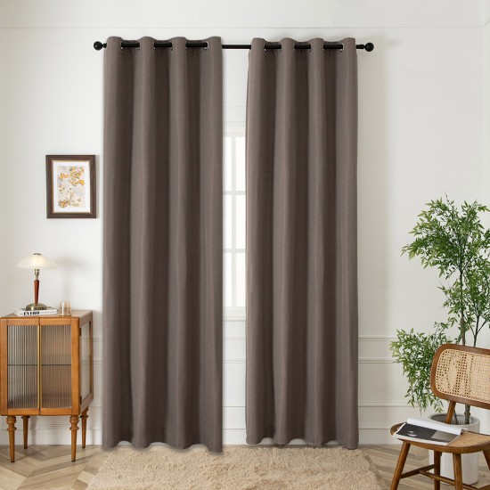 Beauty Home Ύφασμα κουρτίνας με το μέτρο Blackout jacquard σκίασης Glare Art 8444 Φ280 Μόκα Beauty Home Ύφασμα κουρτίνας με το μέτρο Blackout jacquard σκίασης Glare Art 8444 Φ280 Μόκα