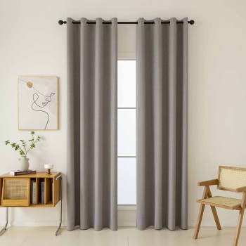 Beauty Home Ύφασμα κουρτίνας με το μέτρο Full Blackout σκίασης Total Art 8446 Φ280 Αμέθυστος