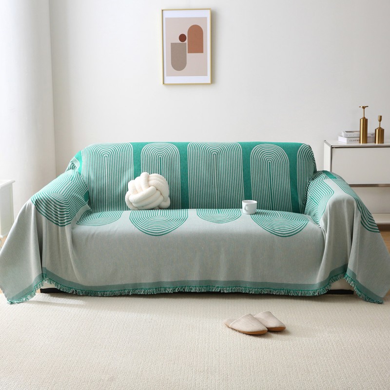 Beauty Home Ριχτάρια σετ 2τμχ Art 8618 (180x250 + 180x300) Πράσινο