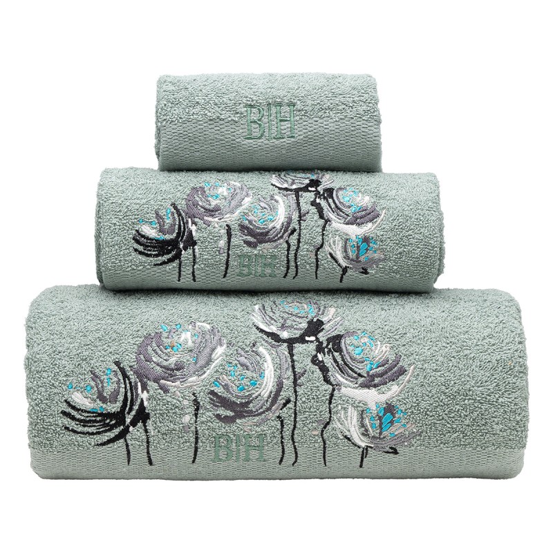 Beauty Home Σετ πετσέτες Art 3394 Σετ 3τμχ Βεραμάν