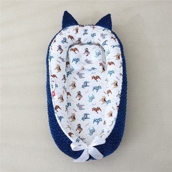 Beauty Home Bρεφική φωλιά με μαξιλάρι Art 5344 53x88 Μπλε