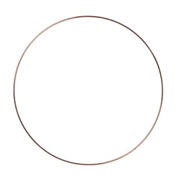 Beauty Home ΜΕΤΑΛΛΙΚΟΣ ΚΥΚΛΟΣ ΡΟΖ ΧΡΥΣΟ 40 CM