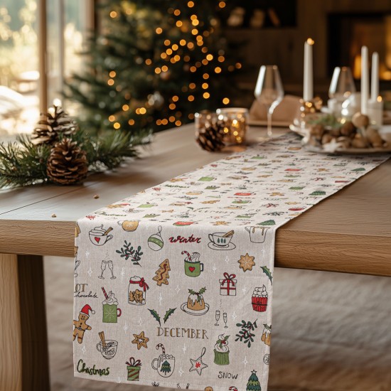 Beauty Home ΡΑΝΝΕΡ ΠΡΑΣΙΝΑ ΧΡΙΣΤΟΥΓΕΝΝΙΑΤΙΚΑ ΣΧΕΔΙΑ 32 cm x 2.5 m Beauty Home ΡΑΝΝΕΡ ΠΡΑΣΙΝΑ ΧΡΙΣΤΟΥΓΕΝΝΙΑΤΙΚΑ ΣΧΕΔΙΑ 32 cm x 2.5 m
