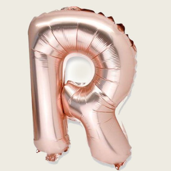 Beauty Home ΜΝΠΑΛΟΝΙ ΓΡΑΜΜΑ “R” 36cm ΡΟΖ ΧΡΥΣΟ Beauty Home ΜΝΠΑΛΟΝΙ ΓΡΑΜΜΑ “R” 36cm ΡΟΖ ΧΡΥΣΟ