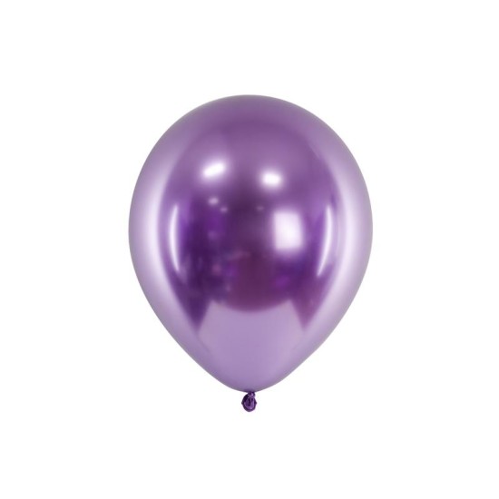 Beauty Home ΜΠΑΛΟΝΙΑ GLOSSY ΛΙΛΑ 30 CM 10 TEM Beauty Home ΜΠΑΛΟΝΙΑ GLOSSY ΛΙΛΑ 30 CM 10 TEM
