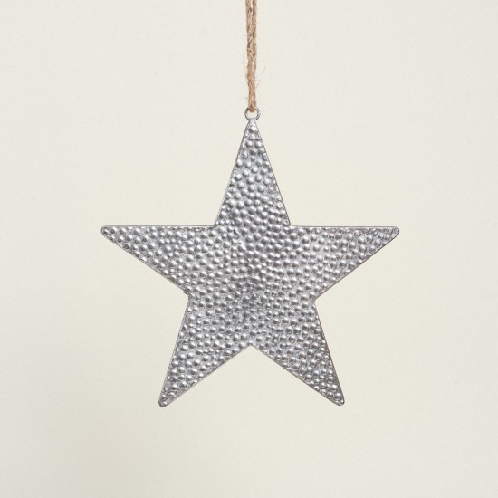 Beauty Home ΜΕΤΑΛΛΙΚΟ ΑΣΤΕΡΙ ΑΣΗΜΙ 31 cm Beauty Home ΜΕΤΑΛΛΙΚΟ ΑΣΤΕΡΙ ΑΣΗΜΙ 31 cm