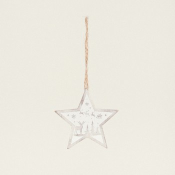 Beauty Home ΞΥΛΙΝH ΦΙΓΟΥΡA ΑΣΤΕΡΙ ΜΕ ΕΛΑΤΑ