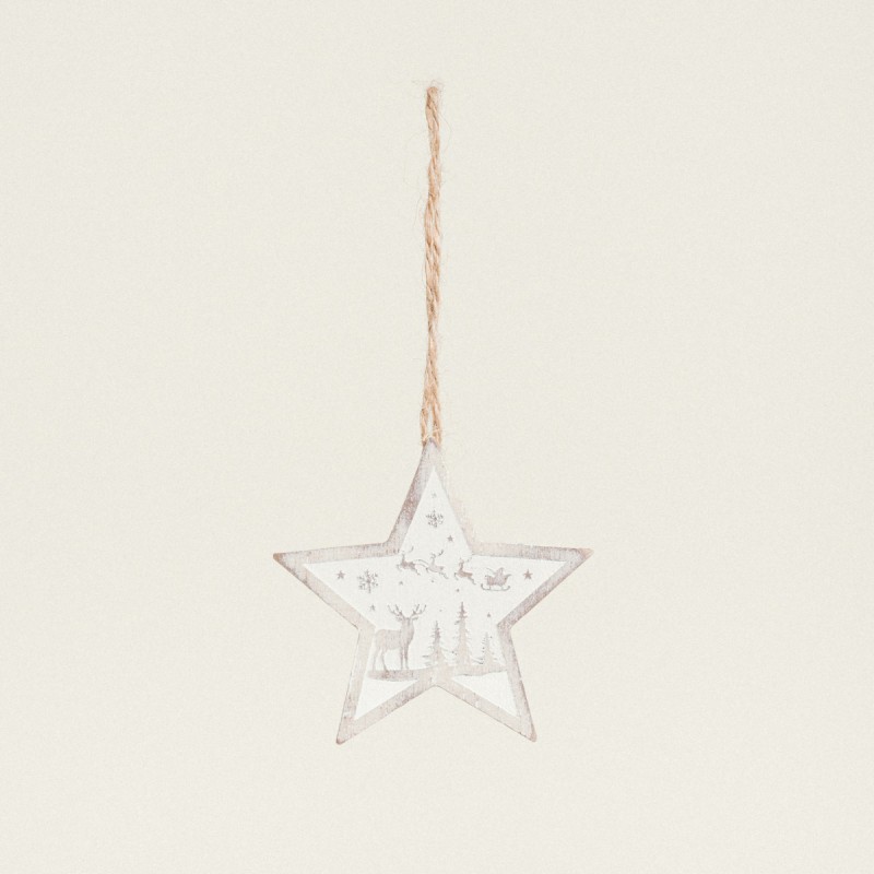 Beauty Home ΞΥΛΙΝH ΦΙΓΟΥΡA ΑΣΤΕΡΙ ΜΕ ΕΛΑΤΑ