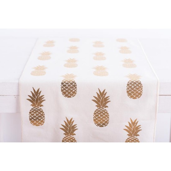 Beauty Home ΡΑΝΝΕΡ ΧΡΥΣΟΣ ΑΝΑΝΑΣ 32 cm x 1,5 m Beauty Home ΡΑΝΝΕΡ ΧΡΥΣΟΣ ΑΝΑΝΑΣ 32 cm x 1,5 m