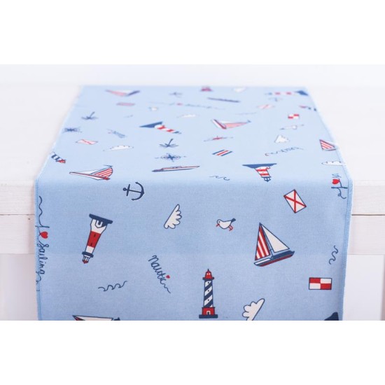 Beauty Home ΡΑΝΝΕΡ ΓΑΛΑΖΙΟ ΝΑΥΤΙΚΟ 32 cm x 2.5 m Beauty Home ΡΑΝΝΕΡ ΓΑΛΑΖΙΟ ΝΑΥΤΙΚΟ 32 cm x 2.5 m