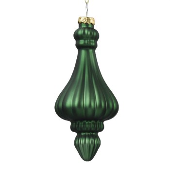 Beauty Home ΓΥΑΛΙΝΟ ΣΤΟΛΙΔΙ 6 x 13 CM ΜΑΤ ΠΡΑΣΙΝΟ