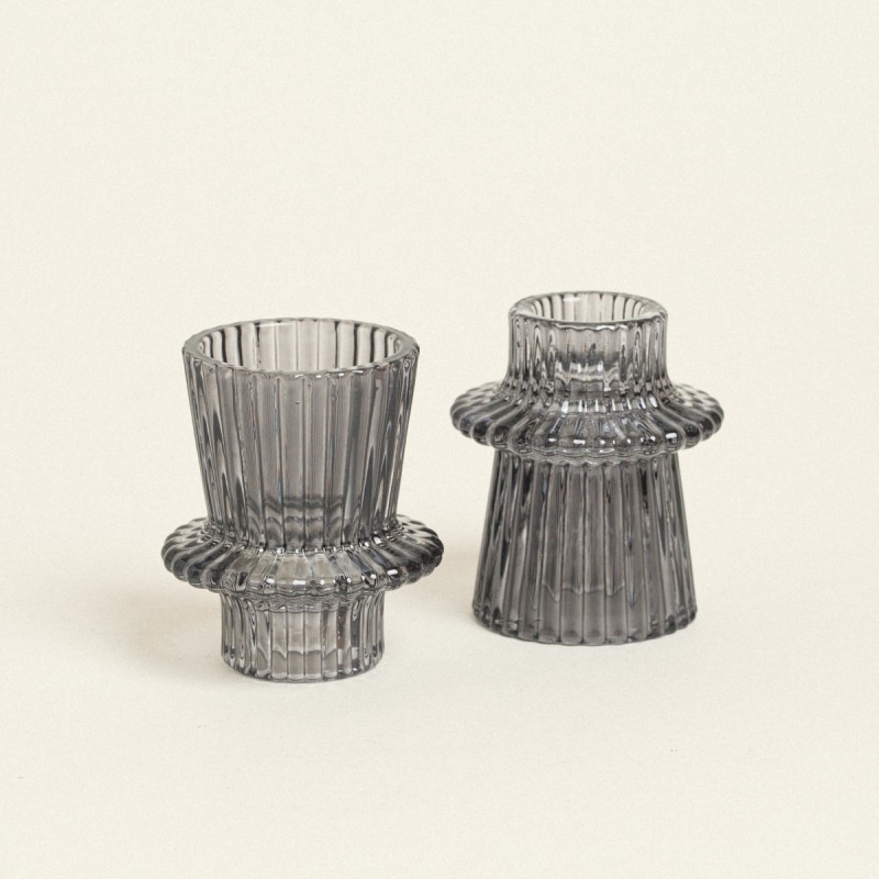 Beauty Home ΚΗΡΟΠΗΓΙΟ ΔΙΠΛΗΣ ΟΨΗΣ 6 x 7 cm ΓΚΡΙ