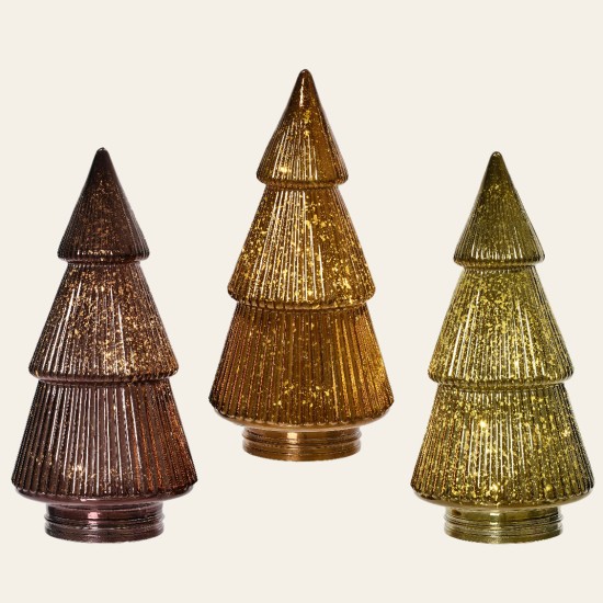 Beauty Home ΓΥΑΛΙΝΟ ΔΕΝΤΡΟ ΜΕ LED ΦΩΤΑΚΙΑ 23 CM ΚΕΧΡΙΜΠΑΡΙ Beauty Home ΓΥΑΛΙΝΟ ΔΕΝΤΡΟ ΜΕ LED ΦΩΤΑΚΙΑ 23 CM ΚΕΧΡΙΜΠΑΡΙ