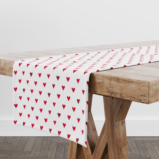 Beauty Home ΡΑΝΝΕΡ ΛΕΥΚΟ ΜΕ ΚΑΡΔΙΕΣ 32 cm x 2.5 m Beauty Home ΡΑΝΝΕΡ ΛΕΥΚΟ ΜΕ ΚΑΡΔΙΕΣ 32 cm x 2.5 m