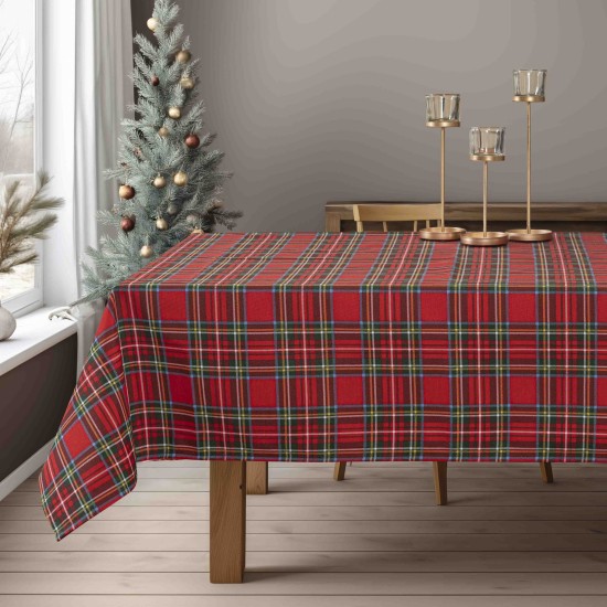 Beauty Home ΤΡΑΠΕΖΟΜΑΝΤΗΛΟ ΚΑΡΩ ΚΟΚΚΙΝΟ ΠΡΑΣΙΝΟ 135 x 135 cm Beauty Home ΤΡΑΠΕΖΟΜΑΝΤΗΛΟ ΚΑΡΩ ΚΟΚΚΙΝΟ ΠΡΑΣΙΝΟ 135 x 135 cm