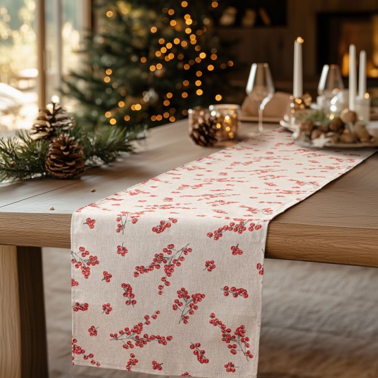 Beauty Home ΡΑΝΝΕΡ ΚΟΚΚΙΝΑ ΜΟΥΡΑ 32 cm x 1,5 m Beauty Home ΡΑΝΝΕΡ ΚΟΚΚΙΝΑ ΜΟΥΡΑ 32 cm x 1,5 m