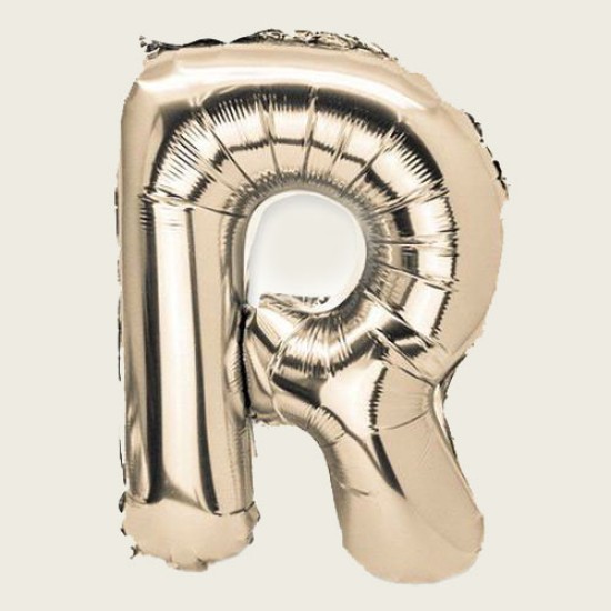 Beauty Home ΜΠΑΛΟΝΙ ΓΡΑΜΜΑ “R” 36cm ΧΡΥΣΟ Beauty Home ΜΠΑΛΟΝΙ ΓΡΑΜΜΑ “R” 36cm ΧΡΥΣΟ