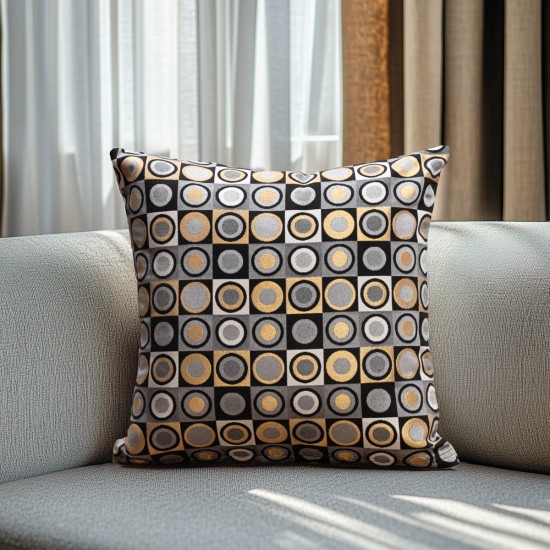 Beauty Home ΜΑΞΙΛΑΡΟΘΗΚΗ ΣΤΟΦΑ ROUND CIRCLE LUXURY 40 x 40 cm Beauty Home ΜΑΞΙΛΑΡΟΘΗΚΗ ΣΤΟΦΑ ROUND CIRCLE LUXURY 40 x 40 cm