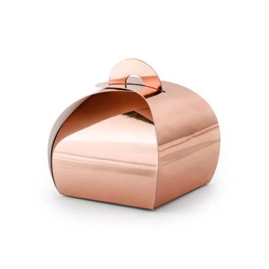 Beauty Home ΚΟΥΤΑΚΙ ΡΟΖ ΧΡΥΣΟ 6Χ6Χ5.5 CM 10 TEM Beauty Home ΚΟΥΤΑΚΙ ΡΟΖ ΧΡΥΣΟ 6Χ6Χ5.5 CM 10 TEM