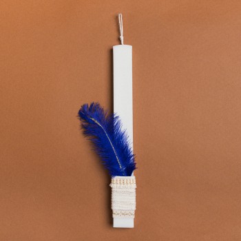 Beauty Home ΛΑΜΠΑΔΑ 33cm ΠΟΥΠΟΥΛΟ ΜΠΛΕ ΡΟΥΑ ΣΕ ΣΥΣΚΕΥΑΣΙΑ ΔΩΡΟΥ