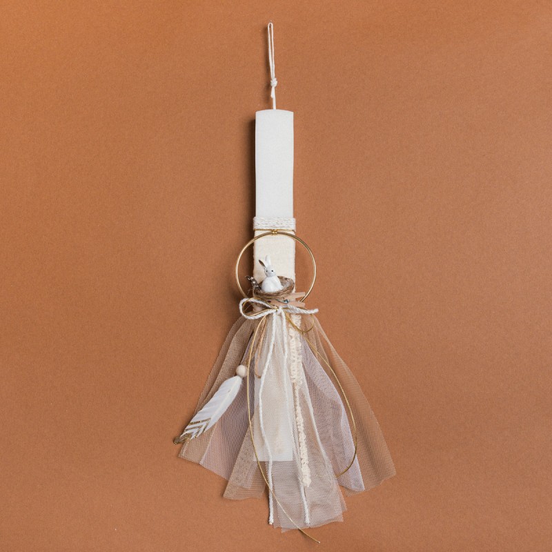 Beauty Home ΛΑΜΠΑΔΑ 33cm ΚΡΙΚΟΣ ΜΕ ΛΑΓΟ ΣΕ ΣΥΣΚΕΥΑΣΙΑ ΔΩΡΟΥ