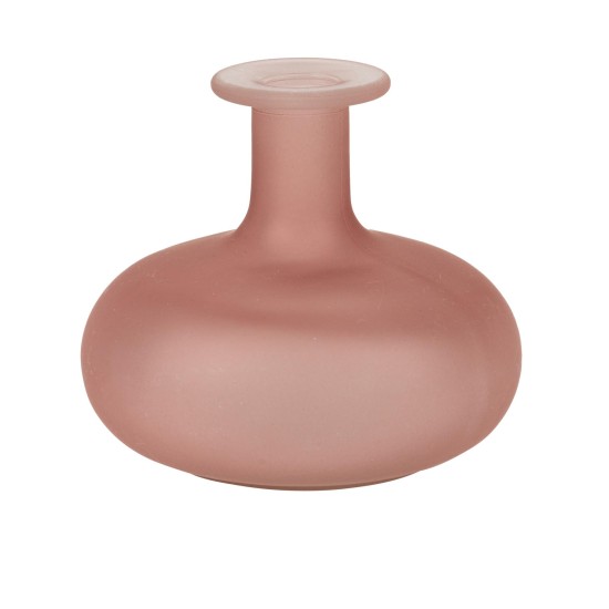 Beauty Home Γυάλινο Βάζο Emy Ροζ 12 x 11 CM – 470ml Beauty Home Γυάλινο Βάζο Emy Ροζ 12 x 11 CM – 470ml