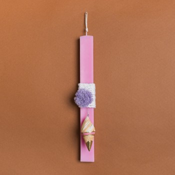 Beauty Home ΛΑΜΠΑΔΑ ΡΟΖ 33cm ΠΑΓΩΤΟ ΣΕ ΣΥΣΚΕΥΑΣΙΑ ΔΩΡΟΥ