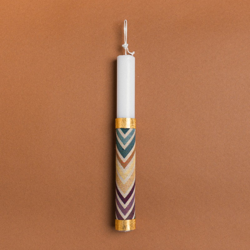 Beauty Home ΛΑΜΠΑΔΑ 25cm ΣΕΒΡΟΝ  ΠΟΛΥΧΡΩΜΟ ΣΕ ΣΥΣΚΕΥΑΣΙΑ ΔΩΡΟΥ