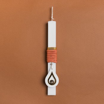 Beauty Home ΛΑΜΠΑΔΑ 33cm ΚΕΡΑΜΙΚΟ ΔΑΚΡΥ ΧΡΥΣΟ ΣΕ ΣΥΣΚΕΥΑΣΙΑ ΔΩΡΟΥ