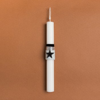 Beauty Home ΛΑΜΠΑΔΑ 25cm ΑΣΤΕΡΙ ΜΕΤΑΛΛΙΚΟ ΑΣΗΜΙ ΣΕ ΣΥΣΚΕΥΑΣΙΑ ΔΩΡΟΥ