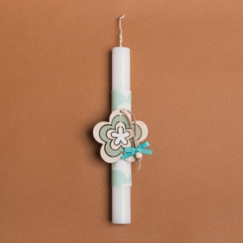 Beauty Home ΛΑΜΠΑΔΑ 25cm ΞΥΛΙΝΗ ΜΑΡΓΑΡΙΤΑ ΒΕΡΑΜΑΝ ΣΕ ΣΥΣΚΕΥΑΣΙΑ ΔΩΡΟΥ