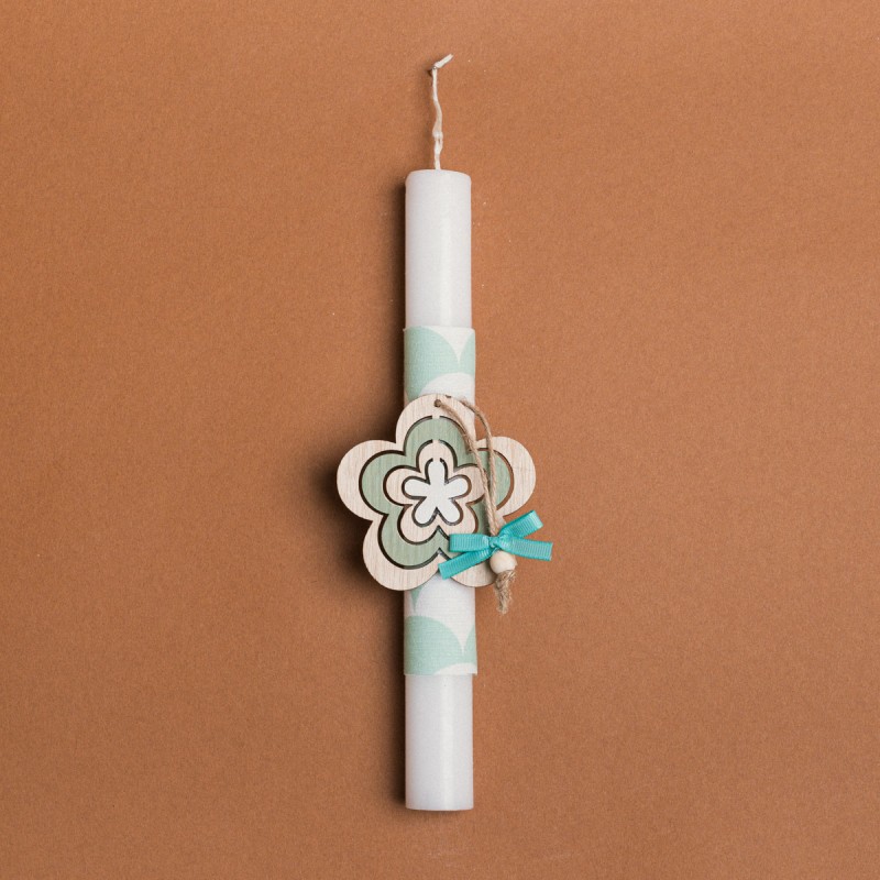 Beauty Home ΛΑΜΠΑΔΑ 25cm ΞΥΛΙΝΗ ΜΑΡΓΑΡΙΤΑ ΒΕΡΑΜΑΝ ΣΕ ΣΥΣΚΕΥΑΣΙΑ ΔΩΡΟΥ