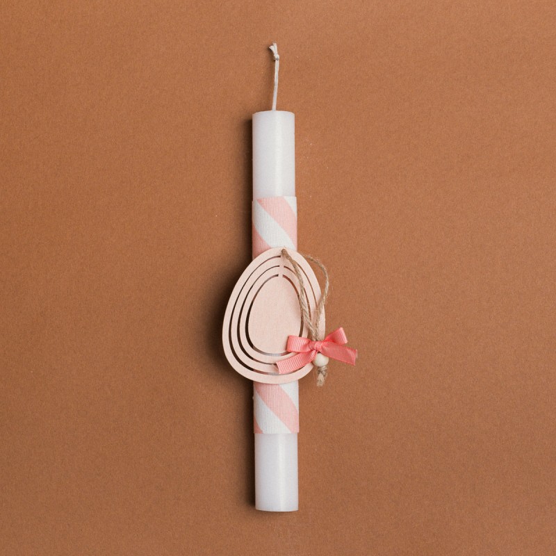 Beauty Home ΛΑΜΠΑΔΑ 25cm ΞΥΛΙΝΟ ΑΥΓΟ ΣΟΜΟΝ ΣΕ ΣΥΣΚΕΥΑΣΙΑ ΔΩΡΟΥ