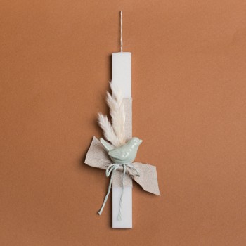 Beauty Home ΛΑΜΠΑΔΑ 33cm ΠΟΥΛΙ ΚΕΡΑΜΙΚΟ ΜΕΝΤΑ ΣΕ ΣΥΣΚΕΥΑΣΙΑ ΔΩΡΟΥ