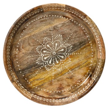 Beauty Home Δίσκος Ξύλο μάνγκο 30 x 5 cm