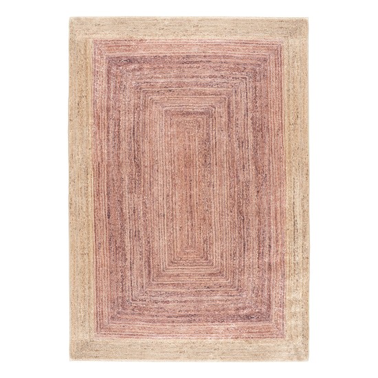 Beauty Home Χαλί Tropic Art 9139 133x190 Μπεζ,Ροζ