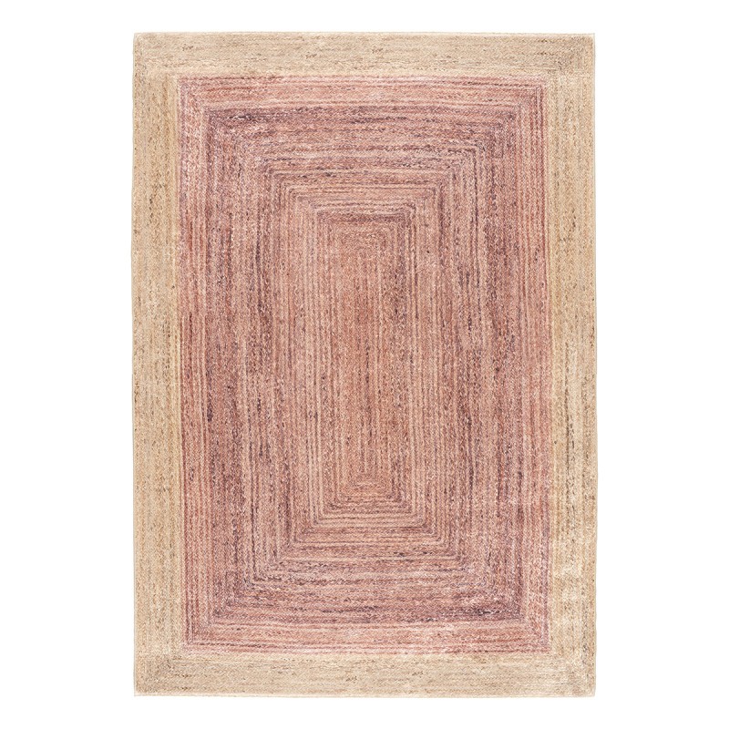 Beauty Home Χαλί Tropic Art 9139 133x190 Μπεζ,Ροζ