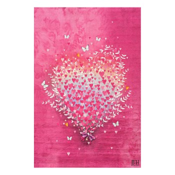 Beauty Home Χαλί παιδικό Fun Art 9589 135x180 Φουξ