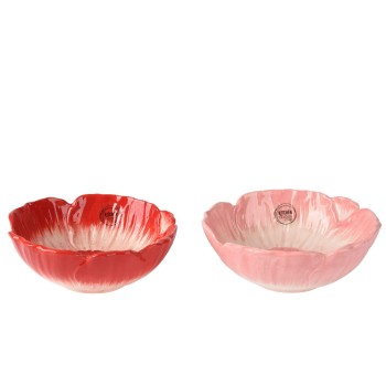 Beauty Home Μπωλ Κεραμικό παπαρούνα  12 x 5 cm