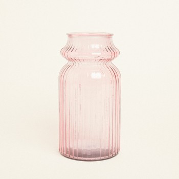 Beauty Home Γυάλινο Βάζο Ίριδα 28 CM