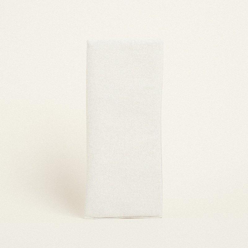 Beauty Home ΔΙΑΚΟΣΜΗΤΙΚΟ ΛΑΜΠΑΔΑΣ 35 x 22 cm ΓΚΡΙ ΑΣΗΜΙ LUREX