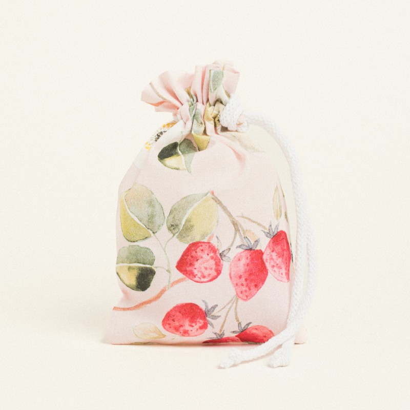 Beauty Home ΠΟΥΓΚΙ ΜΕ ΚΟΡΔΟΝΙ 12 x 17 cm ΠΟΠΛΙΝΑ ΦΡΑΟΥΛΕΣ ΚΑΙ ΑΝΘΗ