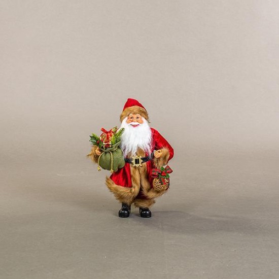 Beauty Home ΑΓΙΟΣ ΒΑΣΙΛΗΣ ΚΟΚΚΙΝΟΣ, ΜΕ ΚΑΦΕ ΓΟΥΝΑΚΙ, 40cm Beauty Home ΑΓΙΟΣ ΒΑΣΙΛΗΣ ΚΟΚΚΙΝΟΣ, ΜΕ ΚΑΦΕ ΓΟΥΝΑΚΙ, 40cm