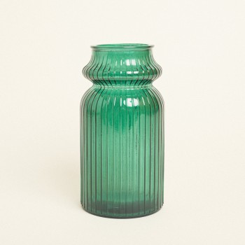 Beauty Home Γυάλινο Βάζο Ίριδα 28 CM