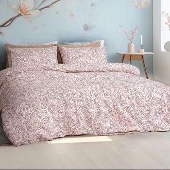 Beauty Home Σετ σεντόνια υπέρδιπλα με λάστιχο Sylia Art 12256 170x200+30 Μπεζ